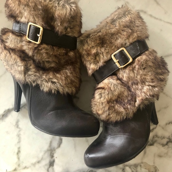 forever 21 fur boots